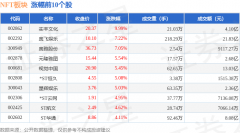 NFT板块5月26日涨058%实丰文化领涨主力资金净流入